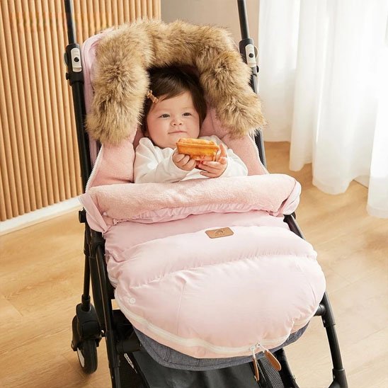 Chanceliere poussette rose bebe porte gateau