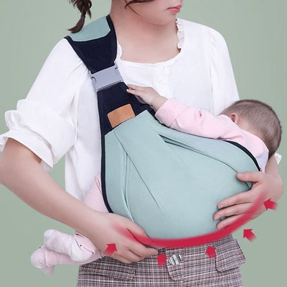 Echarpe de portage bebe physiologique