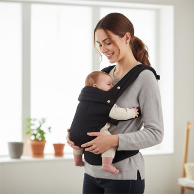  Porte bebe ergonomique bébé dort
