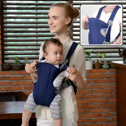 Porte bebe sur maman portant bebe face 
