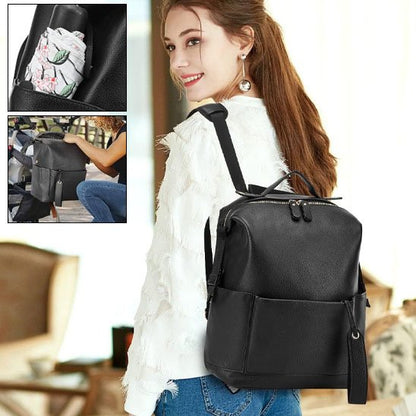 sac à dos à langer  noir plusieurs poches