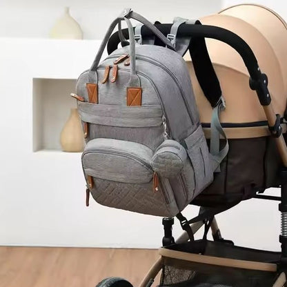 Sac à langer à dos croché au poussette