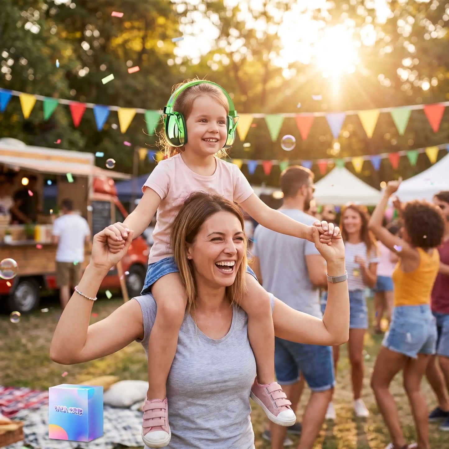 casque anti bruit enfant en festival