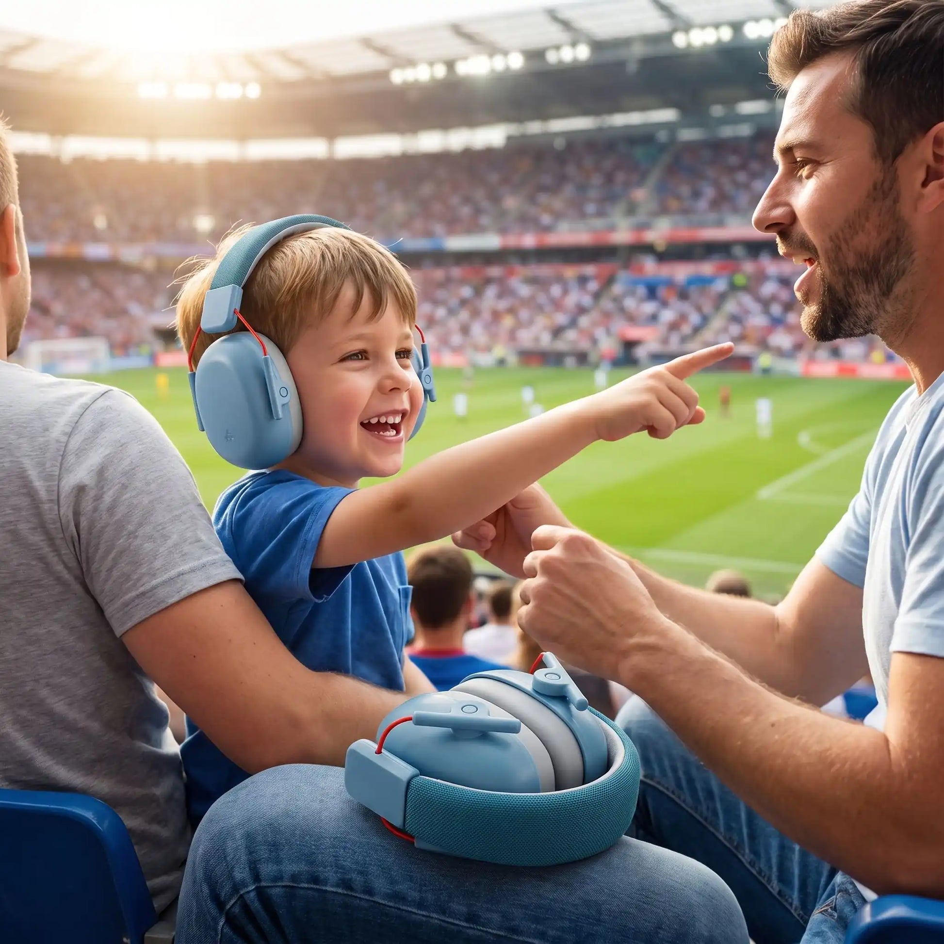 casque anti bruit enfant en stade