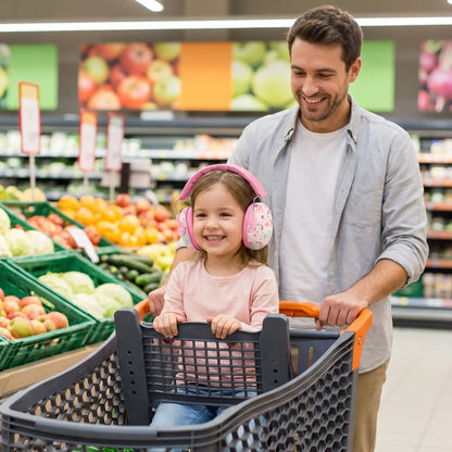 casque anti bruit enfant en supermarché