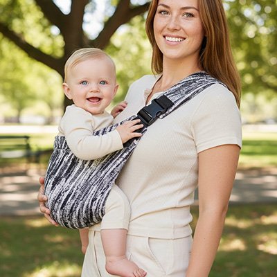 Écharpe de portage bébé 