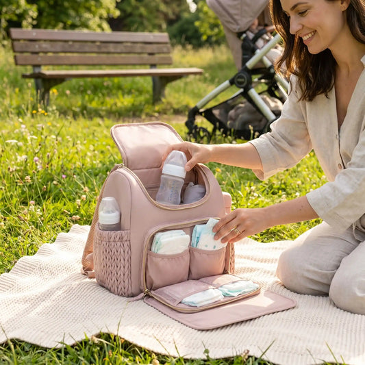 sac à dos à langer organisé