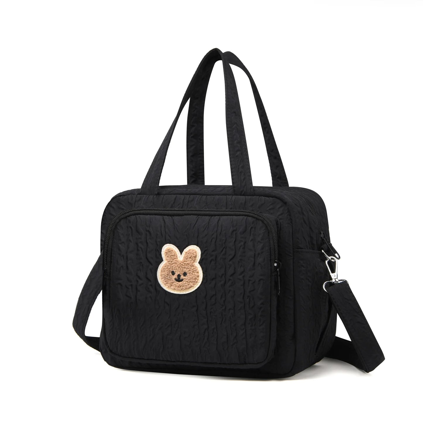 sac a langer noir élégant